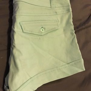 BeBop mint green short shorts.